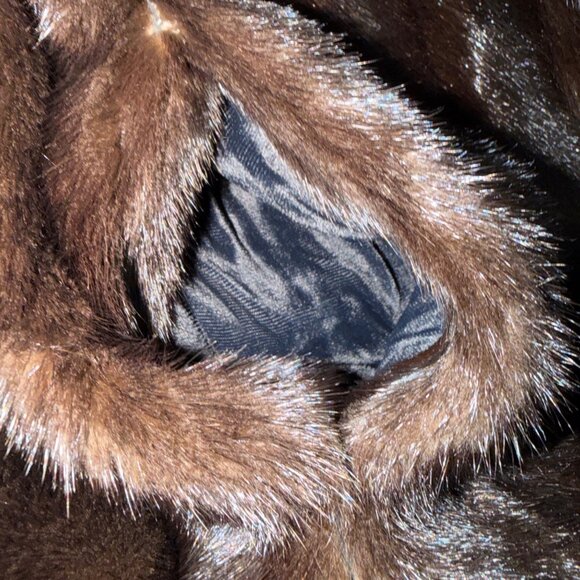 Vintage BILL BLASS for EVANSFURS at LAZARUS Full Length Mink Coat Womens Large? - Picture 8 of 12